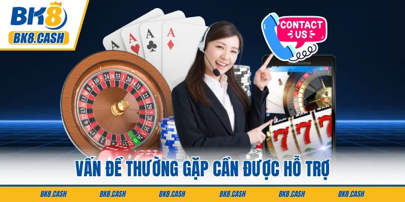 Vấn đề thường gặp cần được hỗ trợ